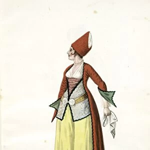 Femme de l Ile de Tine [Tinos]. [82], Mahmud II, Sultan of the Turks, 1784-1839