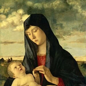 Giovanni Bellini, Madonna and Child in a Landscape, Italian, c. 1430-1435 - 1516, c