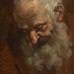 Head Bearded Man Nicodemus 1577-1660 Oil paint