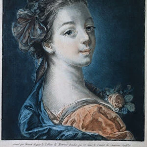 Head Woman Mme Deshayes 1771 Louis-Marin Bonnet