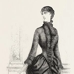 Indoor Toilette Front, Fashion, Engraving 1882