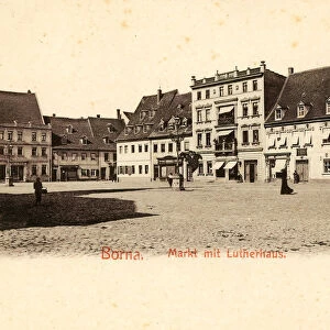 Market squares Landkreis Leipzig Buildings Borna