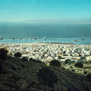 Mediterranean coast southward Haifa Mt Carmel