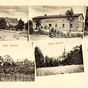 Multiview postcards Churches Jastrzębie-Zdroj