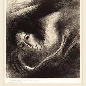 Odilon Redon (French, 1867-1939), Et le diable qui les seduisait, fut jete dans l etang