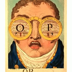 The OP spectacles, Cruikshank, George, 1792-1878, artist, engraving 1809, Satire