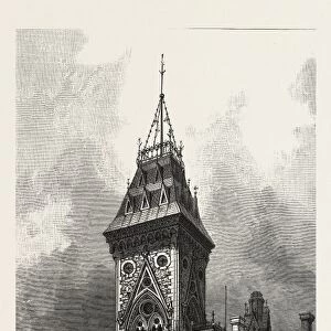 Ottawa, Tower of Eastern Block, Departmental Buildings, Canada, Nineteenth Century