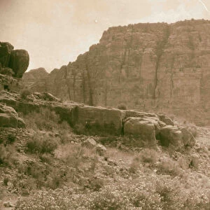 Petra Umm-el-Biyara 1898 Jordan Extinct city