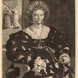 Pieter Holsteyn II after Correggio after Parmigianino (Dutch, c