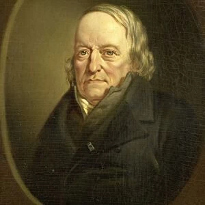 Portrait of Johannes Kinker, Poet and Philosopher, Professor at Liege Luik Belgium