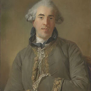Portrait Theophile Van Robais Jean-Baptiste Perronneau