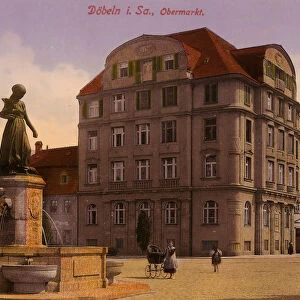 Schlegelbrunnen Buildings Dobeln Town hall