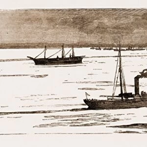 The Severe Winter in the Black Sea: the Port of Odessa Blocked with Ice, Ukraine, 1883