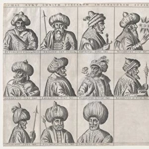 Speculum Romanae Magnificentiae Portraits Turkish Sultans