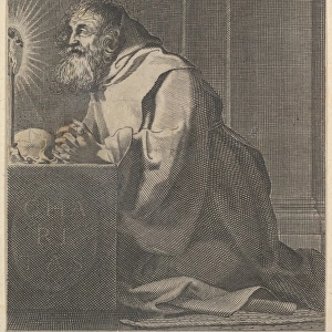 St Francis de Paul 1627 Engraving third state