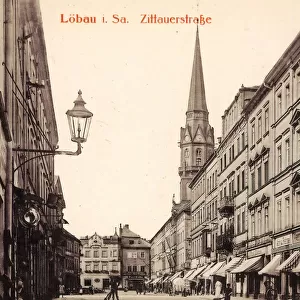 St. -Nikolai-Kirche Lobau Buildings Shops