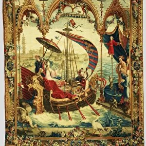 Tapestry: L Embarquement de l imperatrice, from L Histoire de l
