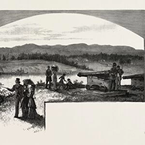 View Across the Ottawa, Canada, Nineteenth Century Engraving