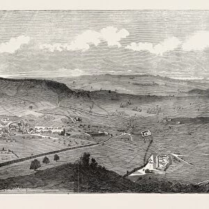 View of the Town and Fortifications of Schumla, 1854, Crimean War, Bulgaria