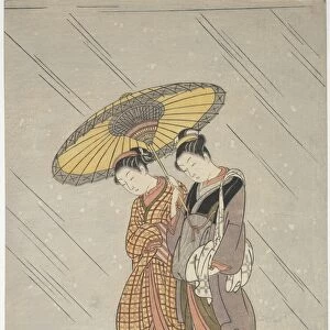 Two Women Storm Edo period 1615-1868 1764-72
