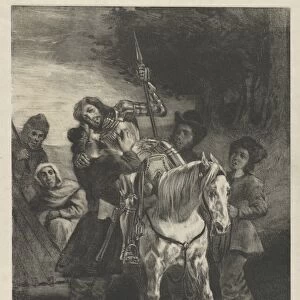 Wounded Goetz Gypsies 1836-43 Lithograph second