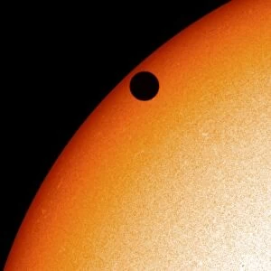 2012 Transit of Venus moving across the face of the Sun