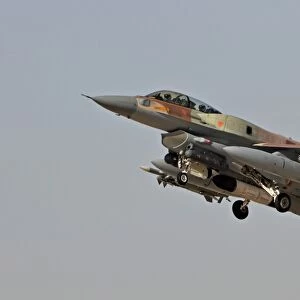 An F-16I Sufa of the Israeli Air Force taking off