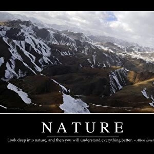 Nature: Inspirational Quote and Motivational Poster