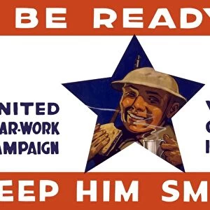 World War I propaganda poster for the United War Work Campaign