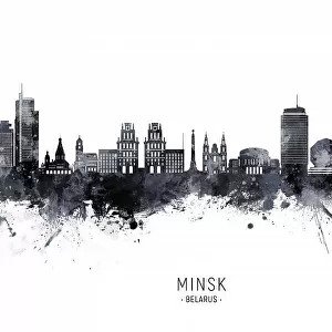 Minsk Belarus Skyline