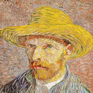 Self Portrait With Straw Hat