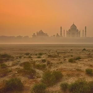 Taj Mahal at Dusk