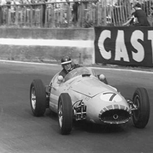 1955 Maserati 250F, Mike Hawthorn at BARC event Crystal Palace. Creator: Unknown