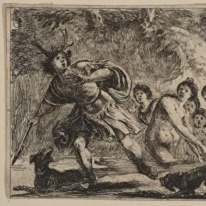 Acteon, from Game of Mythology (Jeu de la Mythologie), 1644