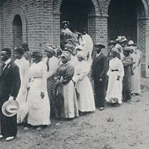 An African Christian wedding procession, 1912