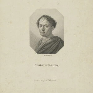 Amandus Gottfried Adolf Müllner (1774-1829), ca 1820. Creator: Bollinger, Friedrich Wilhelm