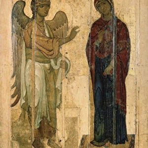 The Annunciation of Ustyug, 1130-1140. Artist: Russian icon