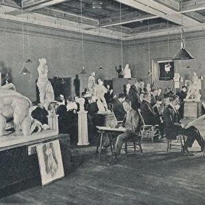 Antique and Life Classes at the Ontario College of Art, Toronto, c1913