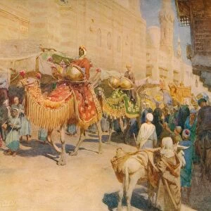 An Arab Wedding Procession, c1905, (1912). Artist: Walter Frederick Roofe Tyndale
