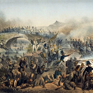 The Battle of the Chernaya River on August 16, 1855, 19th century. Artist: Paul Levert