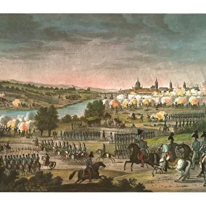 Battle of Dresden, 26 August 1813, (c1850). Artists: Francois-Louis Couche, Edme Bovinet