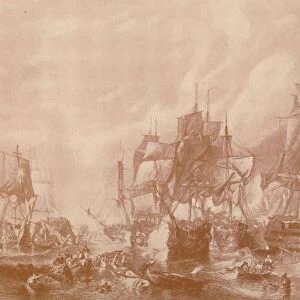 The Battle of Trafalgar, 1805, (1896)