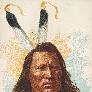 Big Elk, Ponca, from the American Indian Chiefs series (N2) for Allen &