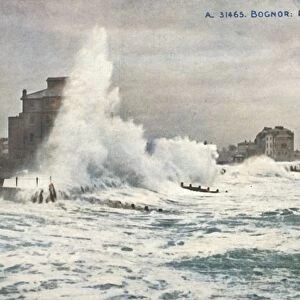 Bognor: Rough Sea, late 19th-early 20th century. Creator: Unknown