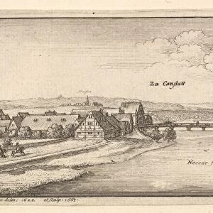 Cannstadt, 1665. Creator: Wenceslaus Hollar