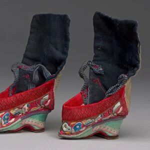 Childrens Shoes, China, Qing dynasty(1644-1911), late 18th / early 19th century