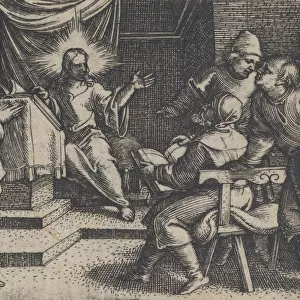 Christ with the Doctors in the Temple, from The Story of Christ, 1534-35