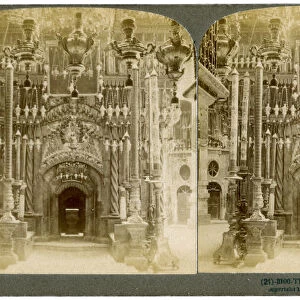 Church of the Holy Sepulchre, Jerusalem, Palestine, 1897. Artist: Underwood & Underwood