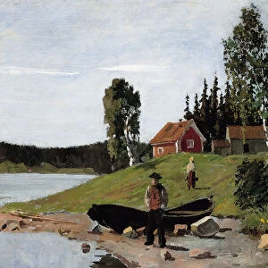 Coast Landscape, 1881. Artist: Munch, Edvard (1863-1944)