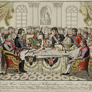 The Congress of Vienna, c. 1815. Artist: Anonymous